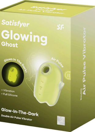 SATISFYER - GLOWING GHOST AIR PULSE & VIBRATOR - Druckwellenvibratoren