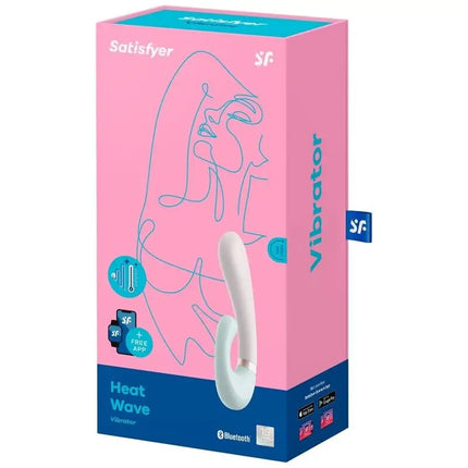 SATISFYER - HEAT WAVE VIBRATOR APP ROSA - Wärmende Vibratoren