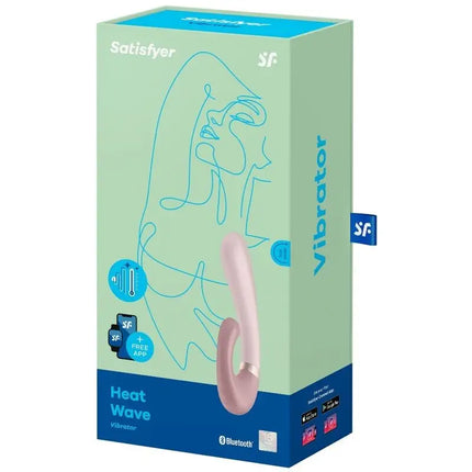 SATISFYER - HEAT WAVE VIBRATOR APP ROSA - Wärmende Vibratoren