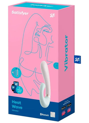 SATISFYER - HEAT WAVE VIBRATOR APP ROSA - Wärmende Vibratoren