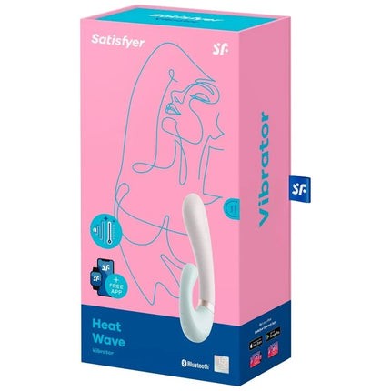 SATISFYER - HEAT WAVE VIBRATOR APP ROSA - Wärmende Vibratoren