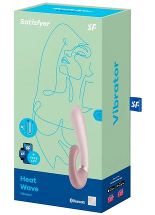 SATISFYER - HEAT WAVE VIBRATOR APP ROSA - Wärmende Vibratoren