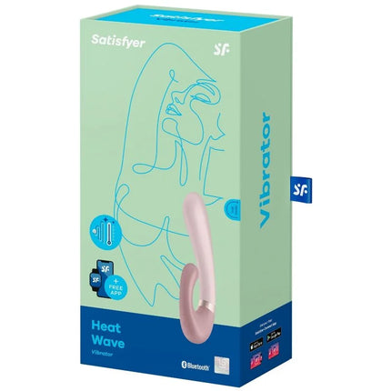 SATISFYER - HEAT WAVE VIBRATOR APP ROSA - Wärmende Vibratoren