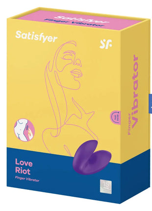 SATISFYER - LOVE RIOT FINGERVIBRATOR LILA - Fingervibrator