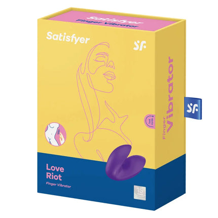 SATISFYER - LOVE RIOT FINGERVIBRATOR LILA - Fingervibrator