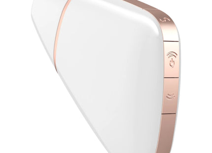 SATISFYER - LOVE TRIANGLE STIMULATOR & VIBRATOR SCHWARZ - Druckwellen saugende Vibratoren