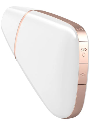 SATISFYER - LOVE TRIANGLE STIMULATOR & VIBRATOR SCHWARZ - Druckwellen saugende Vibratoren