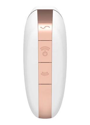 SATISFYER - LOVE TRIANGLE STIMULATOR & VIBRATOR SCHWARZ - Druckwellen saugende Vibratoren