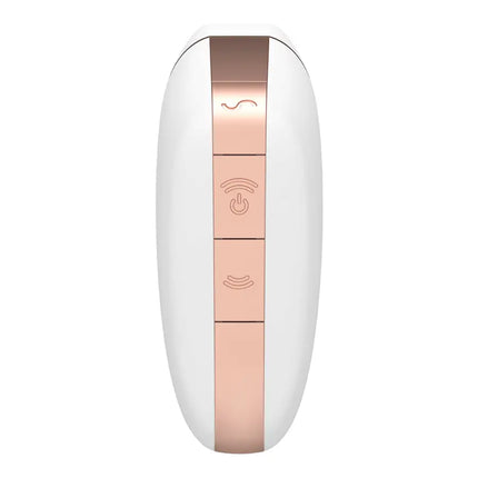 SATISFYER - LOVE TRIANGLE STIMULATOR & VIBRATOR SCHWARZ - Druckwellen saugende Vibratoren