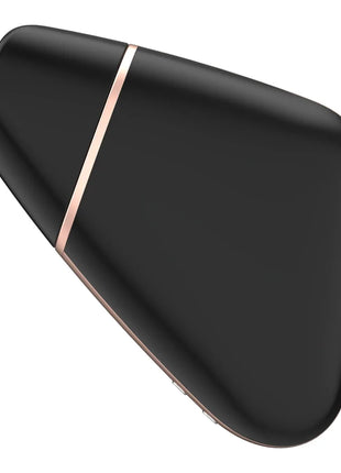 SATISFYER - LOVE TRIANGLE STIMULATOR & VIBRATOR SCHWARZ - Druckwellen saugende Vibratoren