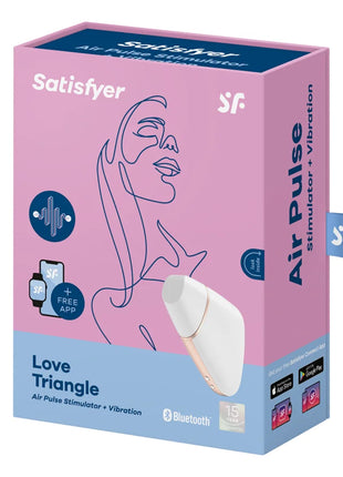 SATISFYER - LOVE TRIANGLE STIMULATOR & VIBRATOR SCHWARZ - Druckwellen saugende Vibratoren