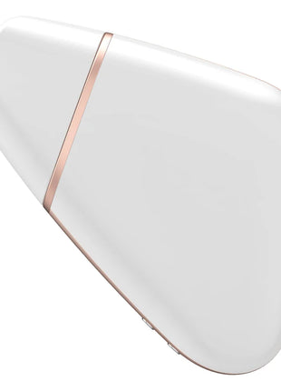 SATISFYER - LOVE TRIANGLE STIMULATOR & VIBRATOR SCHWARZ - Druckwellen saugende Vibratoren