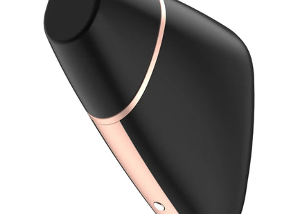 SATISFYER - LOVE TRIANGLE STIMULATOR & VIBRATOR SCHWARZ - Druckwellen saugende Vibratoren