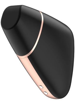 SATISFYER - LOVE TRIANGLE STIMULATOR & VIBRATOR SCHWARZ - Druckwellen saugende Vibratoren