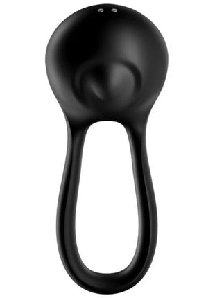 SATISFYER - MAJESTIC DUO RING VIBRATOR SCHWARZ - Penisring für Paare