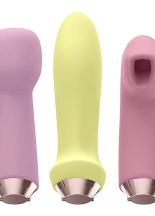 SATISFYER - MARVELOUS FOUR VIBRATOR UND LUFTPULSSET - Druckwellen saugende Vibratoren