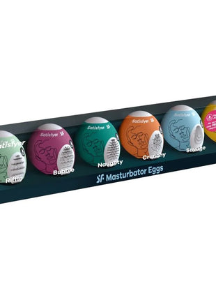 SATISFYER - MASTURBATOR EIER 6 EINHEITEN SET - Ei-Masturbator