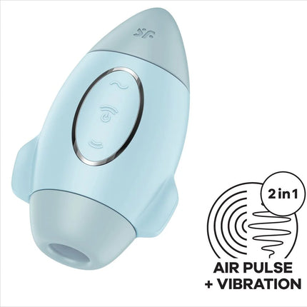 Satisfyer Mission Control – Kompakter Dual-Air-Pulse-Vibrator für Einsteiger - Druckwellenvibratoren
