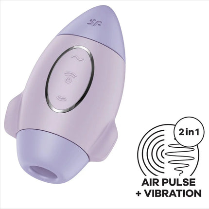 Satisfyer Mission Control – Kompakter Dual-Air-Pulse-Vibrator für Einsteiger - Druckwellenvibratoren