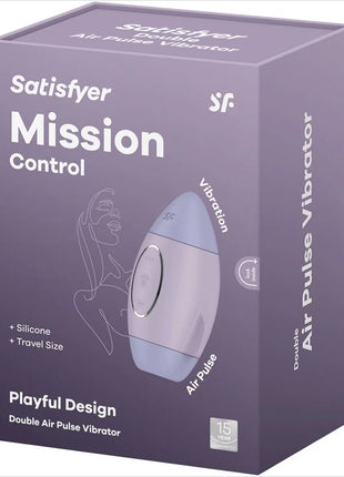 Satisfyer Mission Control – Kompakter Dual-Air-Pulse-Vibrator für Einsteiger - Druckwellenvibratoren