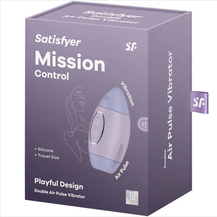 Satisfyer Mission Control – Kompakter Dual-Air-Pulse-Vibrator für Einsteiger - Druckwellenvibratoren