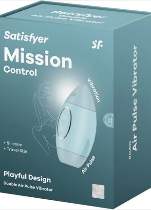 Satisfyer Mission Control – Kompakter Dual-Air-Pulse-Vibrator für Einsteiger - Druckwellenvibratoren