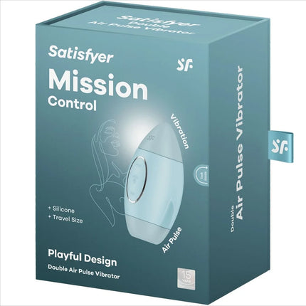 Satisfyer Mission Control – Kompakter Dual-Air-Pulse-Vibrator für Einsteiger - Druckwellenvibratoren