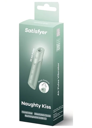 SATISFYER - NAUGHTY KISS WAVE KLITORIS-STIMULATOR AQUAMARIN - Mini-Vibratoren