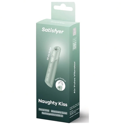 SATISFYER - NAUGHTY KISS WAVE KLITORIS-STIMULATOR AQUAMARIN - Mini-Vibratoren