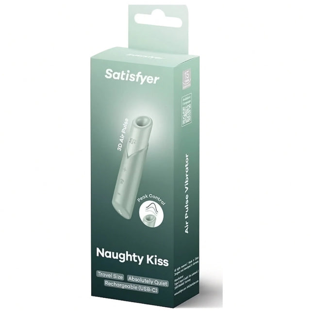SATISFYER - NAUGHTY KISS WAVE KLITORIS-STIMULATOR AQUAMARIN - Mini-Vibratoren