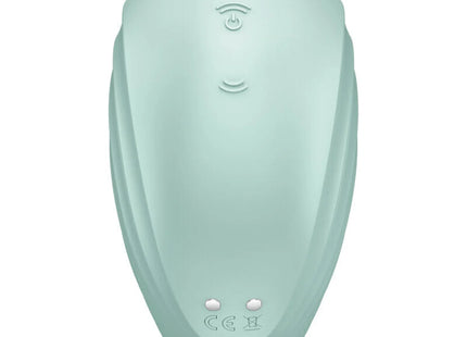 SATISFYER - PEARL DIVER AIR PULSE STIMULATOR & VIBRATOR GRÜN - Druckwellen saugende Vibratoren