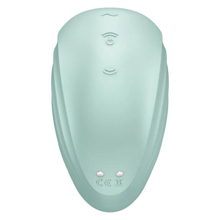SATISFYER - PEARL DIVER AIR PULSE STIMULATOR & VIBRATOR GRÜN - Druckwellen saugende Vibratoren