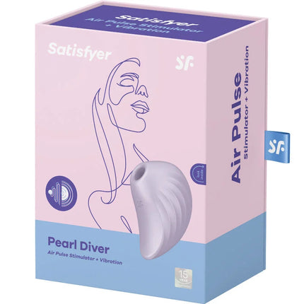 SATISFYER - PEARL DIVER AIR PULSE STIMULATOR & VIBRATOR GRÜN - Druckwellen saugende Vibratoren