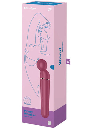 Satisfyer Planet Wand-er – XXL Massagegerät für Ganzkörper & Intimstimulation - Wand-Vibrator
