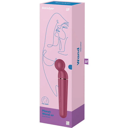 Satisfyer Planet Wand-er – XXL Massagegerät für Ganzkörper & Intimstimulation - Wand-Vibrator
