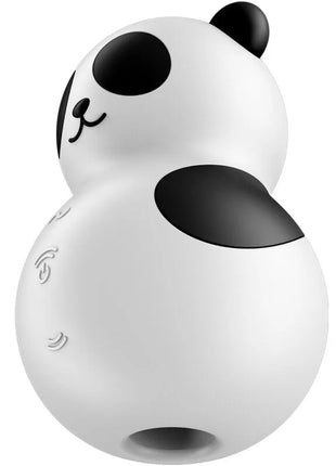 SATISFYER - POCKET PANDA STIMULATOR & VIBRATOR SCHWARZ WEISS