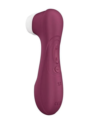 SATISFYER - PRO 2 GENERATION 3 LIQUID AIR TECHNOLOGY WEINROT - DRUCKWELLENVIBRATOREN ohne Vibration