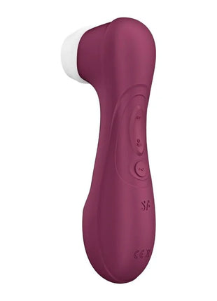 SATISFYER - PRO 2 GENERATION 3 WINE RED BLUETOOTH & APP - DRUCKWELLENVIBRATOREN ohne Vibration