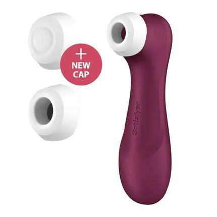 SATISFYER - PRO 2 GENERATION 3 WINE RED BLUETOOTH & APP - DRUCKWELLENVIBRATOREN ohne Vibration