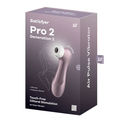 SATISFYER - PRO 2 LUFTPULSSTIMULATOR VIOLETT - DRUCKWELLENVIBRATOREN ohne Vibration