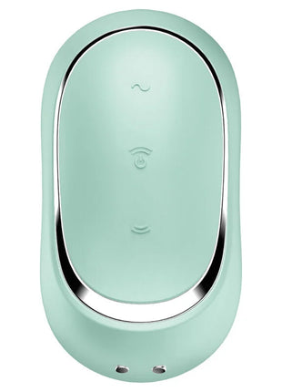 SATISFYER - PRO TO GO 2 DOPPELTER LUFTPULSSTIMULATOR & VIBRATOR VIOLETT - Druckwellen saugende Vibratoren