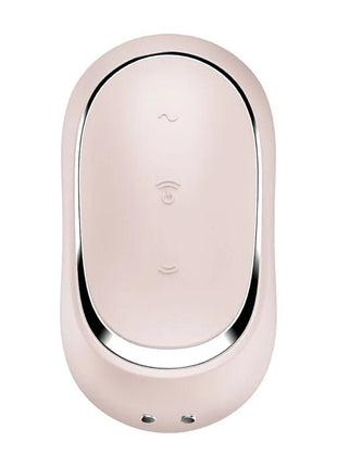 SATISFYER - PRO TO GO 2 DOPPELTER LUFTPULSSTIMULATOR & VIBRATOR VIOLETT - Druckwellen saugende Vibratoren