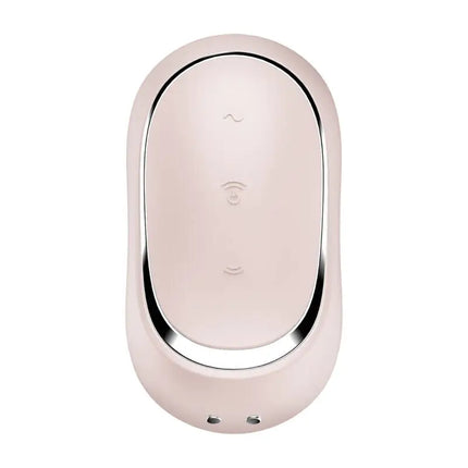 SATISFYER - PRO TO GO 2 DOPPELTER LUFTPULSSTIMULATOR & VIBRATOR VIOLETT - Druckwellen saugende Vibratoren