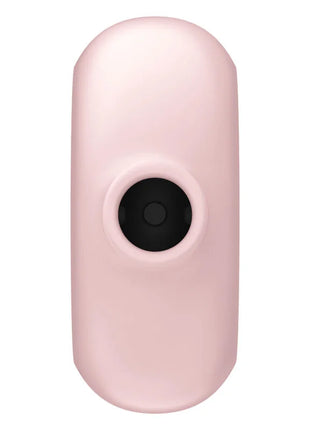 SATISFYER - PRO TO GO 3 DOPPELTER LUFTPULSSTIMULATOR & VIBRATOR SCHWARZ - Druckwellen saugende Vibratoren