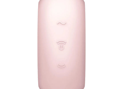 SATISFYER - PRO TO GO 3 DOPPELTER LUFTPULSSTIMULATOR & VIBRATOR SCHWARZ - Druckwellen saugende Vibratoren