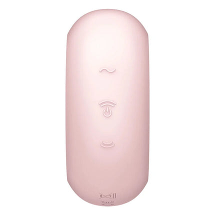 SATISFYER - PRO TO GO 3 DOPPELTER LUFTPULSSTIMULATOR & VIBRATOR SCHWARZ - Druckwellen saugende Vibratoren