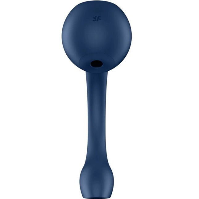 SATISFYER - PRO+ WAVE 4 G-SPOT & AIR PULSE STIMULATOR KOSTENLOSE APP DUNKELBLAU - Druckwellen saugende Vibratoren