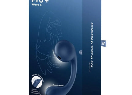 SATISFYER - PRO+ WAVE 4 G-SPOT & AIR PULSE STIMULATOR KOSTENLOSE APP DUNKELBLAU - Druckwellen saugende Vibratoren