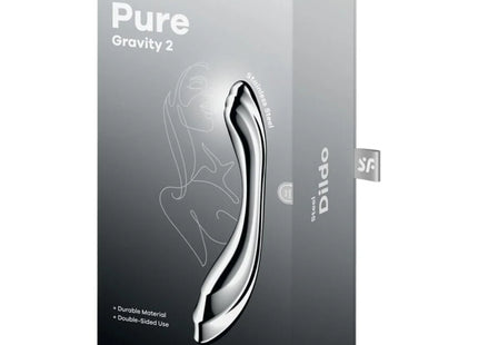 SATISFYER - PURE GRAVITY 2 DOPPELENDELLER DILDO AUS EDELSTAHL