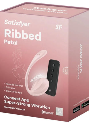 SATISFYER - RIBBED PETAL G POINT FERNBEDIENUNG STIMULATOR ROSE KOSTENLOSE APP - Paarvibratoren